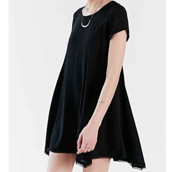 Silence + Noise Urban Outfitters Witchy Tee Mini Dress, Navy, S - Picture 2 of 5